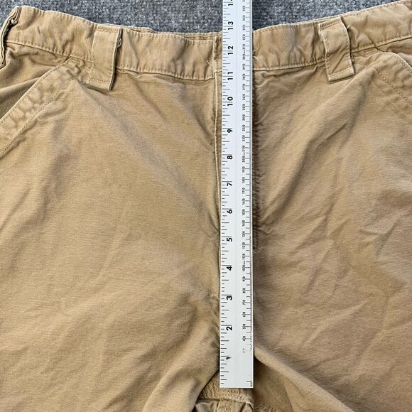 Carhartt Mens Utility Cargo Carpenter Shorts Brown Cotton Size 38 (Measures 36) - Picture 11 of 15